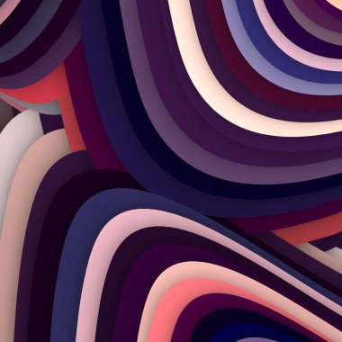 3 boyutlu illüstrasyon. Web modern fon. Renkli desen. Soyut geometrik şekiller. arkaplan.