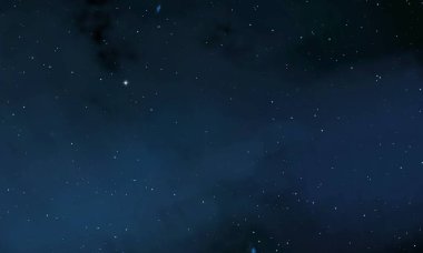 Derin uzay yıldız alanı. Evren yıldızlarla ve gazla dolu. çok uzak bir evren çizimi. 