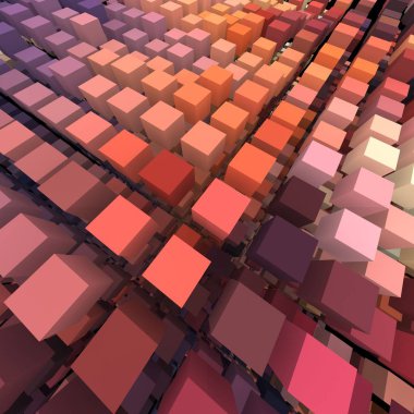 3 boyutlu illüstrasyon. Web modern fon. Renkli desen. Soyut geometrik şekiller. arkaplan.