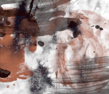 boya lekeleri ile soyut suluboya grunge desen