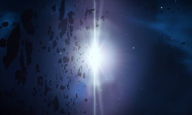 parlaklık ile renkli soyut gökyüzü arka plan