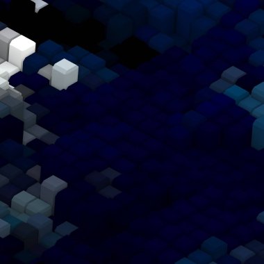 3 boyutlu illüstrasyon. Web modern fon. Renkli desen. Soyut geometrik şekiller. arkaplan.