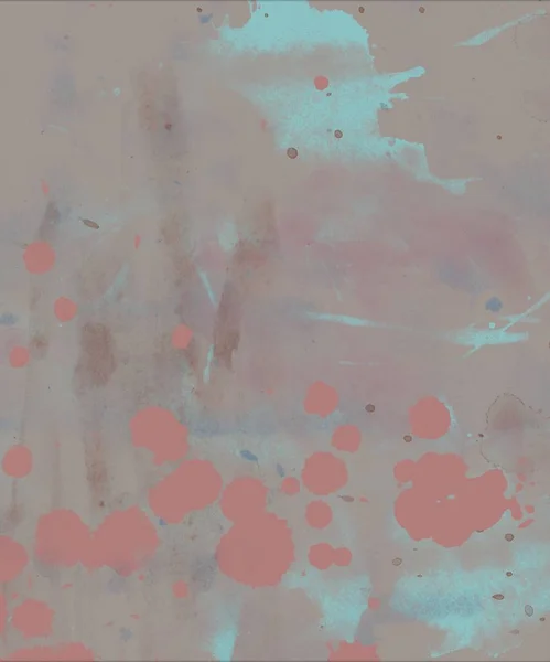 Abstrakt Akvarell Grunge Bakgrund Med Färg Fläckar — Stockfoto