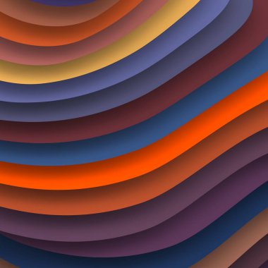 3 boyutlu illüstrasyon. Web modern fon. Renkli desen. Soyut geometrik şekiller. arkaplan.