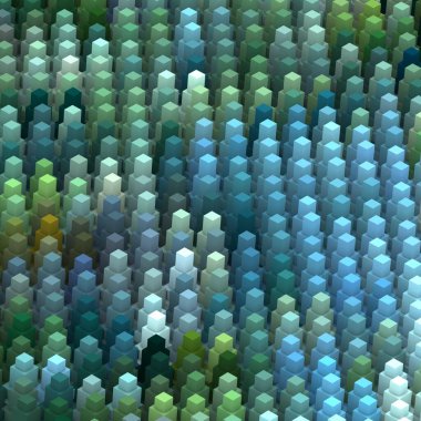 3 boyutlu illüstrasyon. Web modern fon. Renkli desen. Soyut geometrik şekiller. arkaplan.