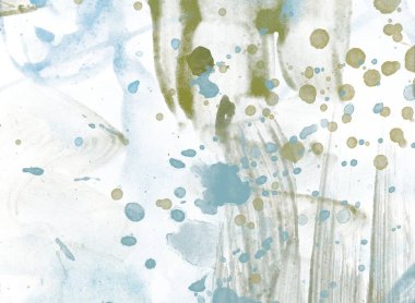 boya lekeleri ile soyut suluboya grunge desen