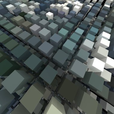 3 boyutlu illüstrasyon. Web modern fon. Renkli desen. Soyut geometrik şekiller. arkaplan.