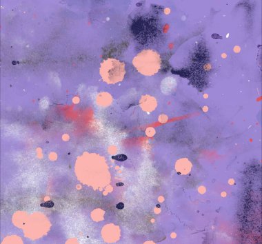 boya lekeleri ile soyut suluboya grunge desen