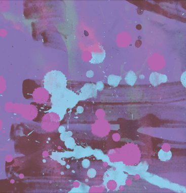 boya lekeleri ile soyut suluboya grunge desen