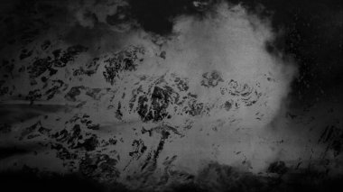 Metin için yeri olan boya lekeleriyle soyut arkaplan