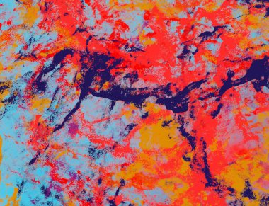 terk edilmiş renkli yapı, grungy antik beton arka plan