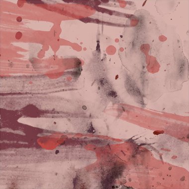 boya lekeleri ile soyut suluboya grunge desen