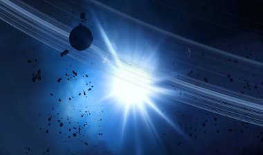 parlaklık ile renkli soyut gökyüzü arka plan