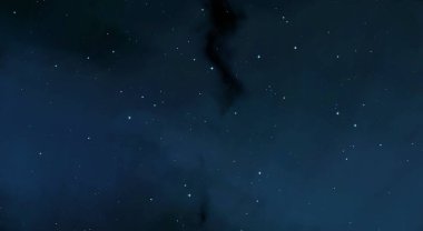 Evren yıldız ve gazla dolu. Uzak evren İllüstrasyon.  