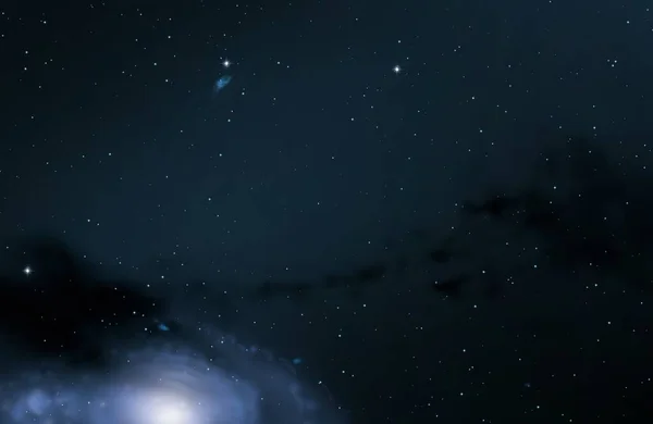 Universum Gevuld Met Sterren Gas Far Verre Kosmos Illustratie — Stockfoto