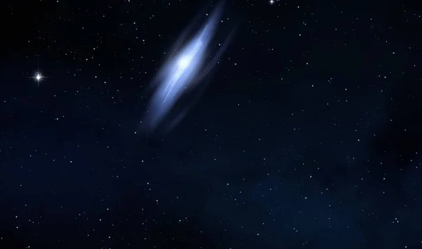 Вселенная Наполнена Звездами Газом Дальний Космос — стоковое фото