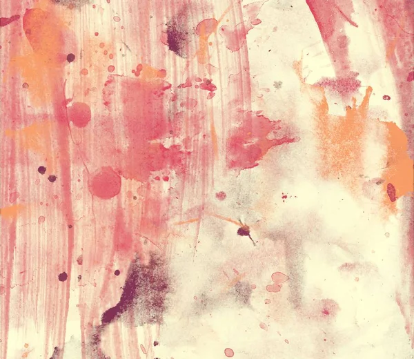 抽象的な色の水彩画の汚れを持つグランジの背景 — ストック写真