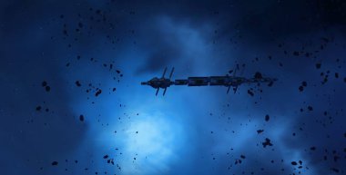 Soyut alan koyu arka plan  