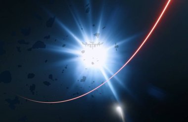 Soyut alan koyu arka plan  