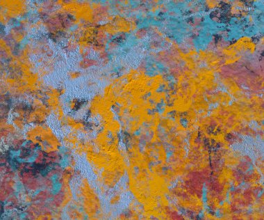 Eski taş duvarın dokusu