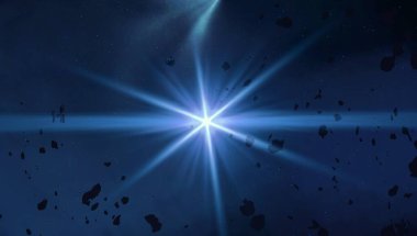 parlaklık ile renkli soyut gökyüzü arka plan