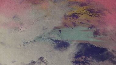 Metin için yeri olan boya lekeleriyle soyut arkaplan