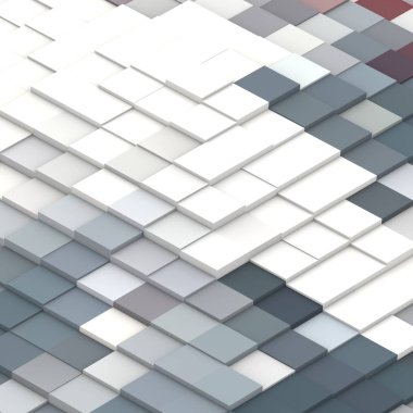 3 boyutlu illüstrasyon. Web modern fon. Renkli desen. Soyut geometrik şekiller. arkaplan.