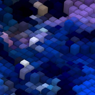 3 boyutlu illüstrasyon. Web modern fon. Renkli desen. Soyut geometrik şekiller. arkaplan.