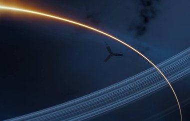 Soyut alan koyu arka plan  