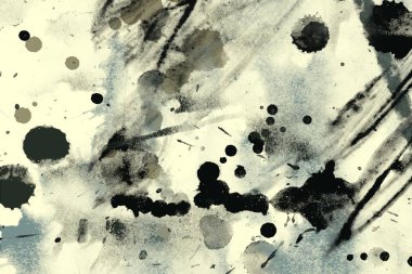 parlak soyut suluboya darbeleri ve lekeleri ışık tonlarında arka plan desen