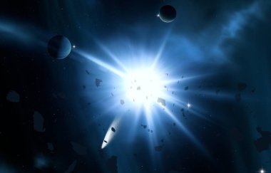 Soyut alan koyu arka plan  