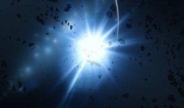 parlaklık ile renkli soyut gökyüzü arka plan