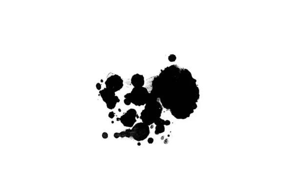 Ілюстрація Чорні Чорнила Стискаються Малювати Фарбування Яскравому Матеріалі — стокове фото