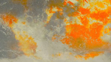 Metin için yeri olan boya lekeleriyle soyut arkaplan