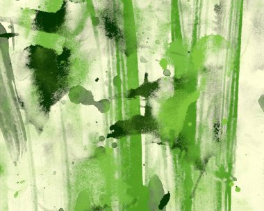 fırça darbeleri elemanları ile soyut suluboya arka plan 