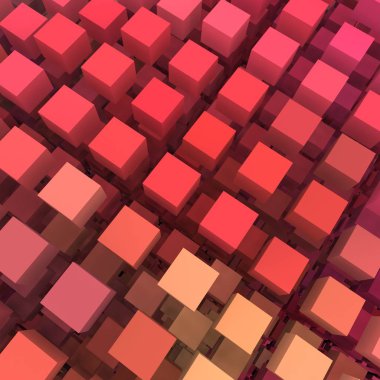 3 boyutlu illüstrasyon. Web modern fon. Renkli desen. Soyut geometrik şekiller. arkaplan.