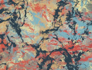 Arkaplanda soyut renkli lekeler