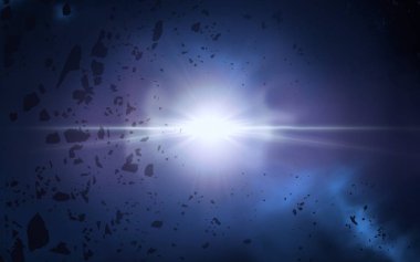 parlaklık ile renkli soyut gökyüzü arka plan