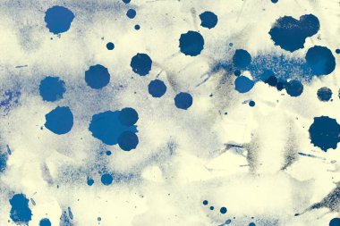 fırça darbeleri elemanları ile soyut suluboya arka plan 