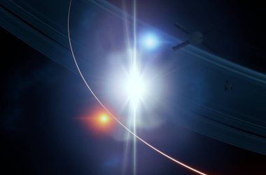 Soyut alan koyu arka plan  