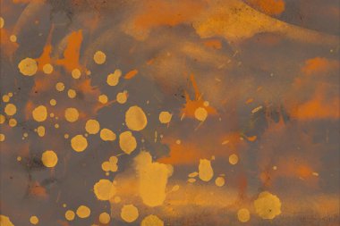 soyut suluboya darbeleri ve fırçalar deseni