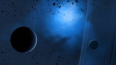 parlaklık ile renkli soyut gökyüzü arka plan