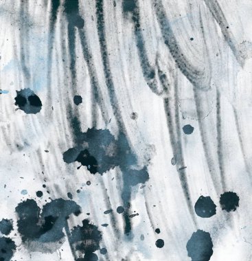 suluboya fırça darbeleri ve lekeleri ile soyut arka plan