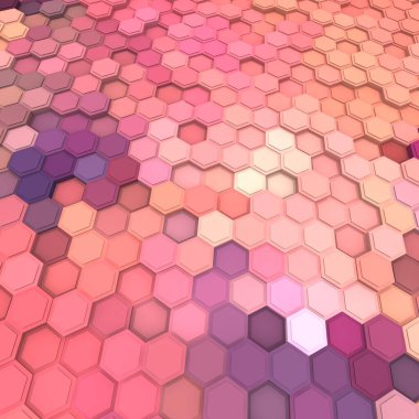 3 boyutlu illüstrasyon. Web modern fon. Renkli desen. Soyut geometrik şekiller. arkaplan.