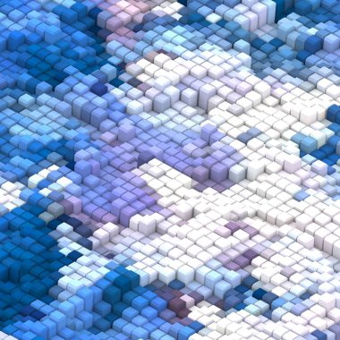 3 boyutlu illüstrasyon. Web modern fon. Renkli desen. Soyut geometrik şekiller. arkaplan.