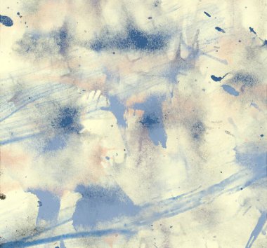 suluboya fırça darbeleri ve lekeleri ile soyut arka plan