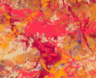 Arkaplanda soyut renkli lekeler