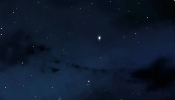 Universo Cheio Estrelas Gás Cosmos Muito Distantes Ilustração — Fotografia de Stock