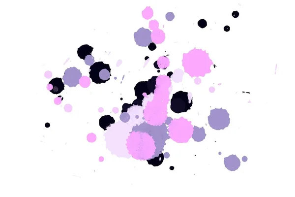 Illustratie Kleurrijke Inkt Spatten Verf Splatters Helder Materiaal — Stockfoto