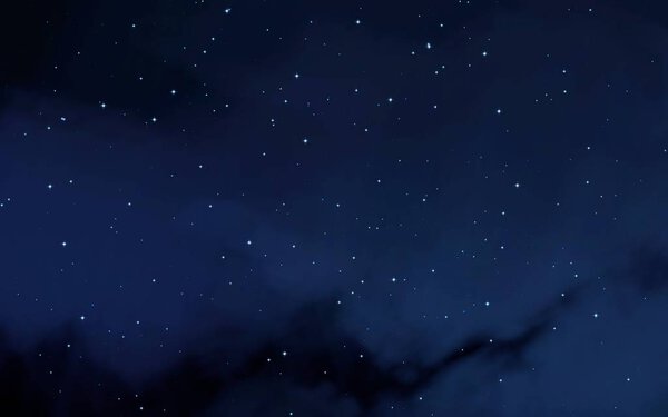 Deep space star field. Universe filled with stars and gas. Far distant cosmos Illustration.  